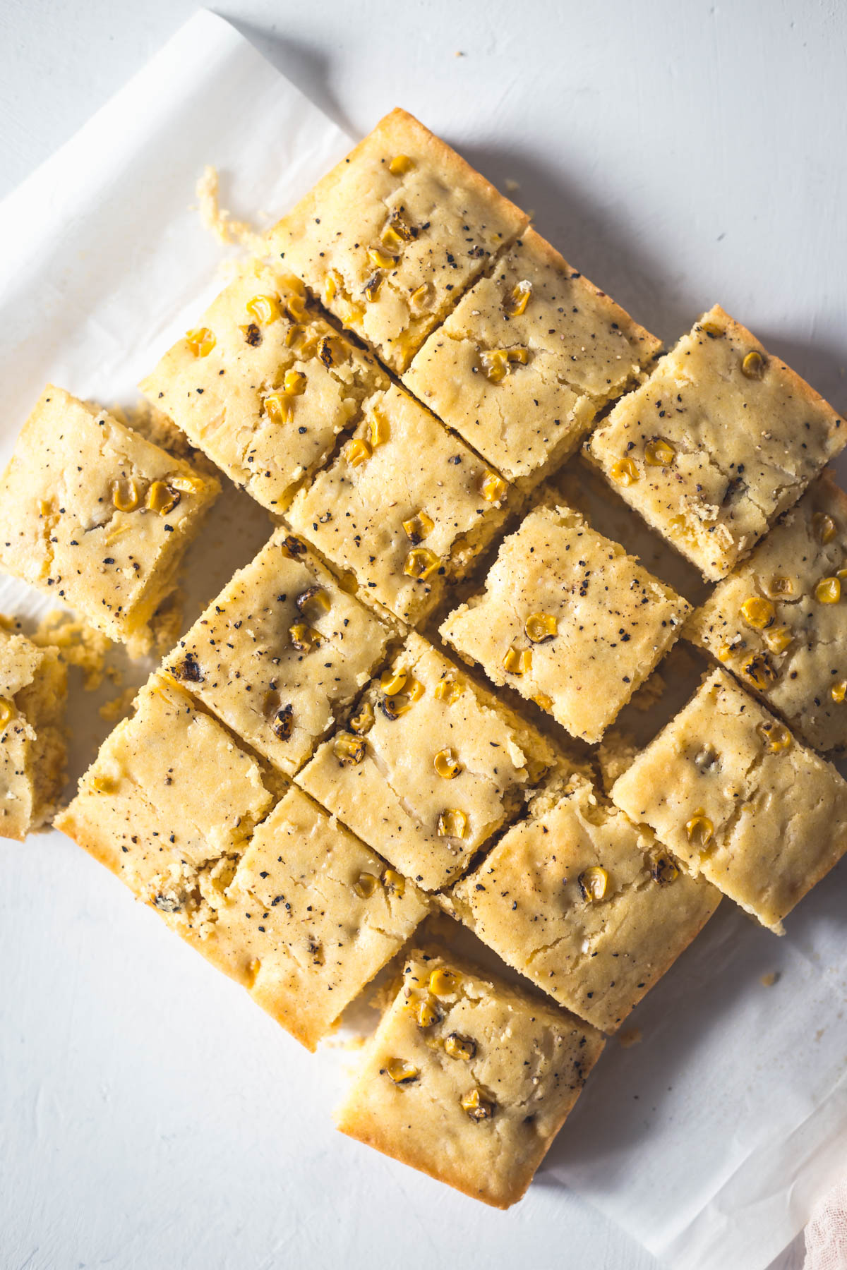 Black Pepper Parmesan Corn Bread