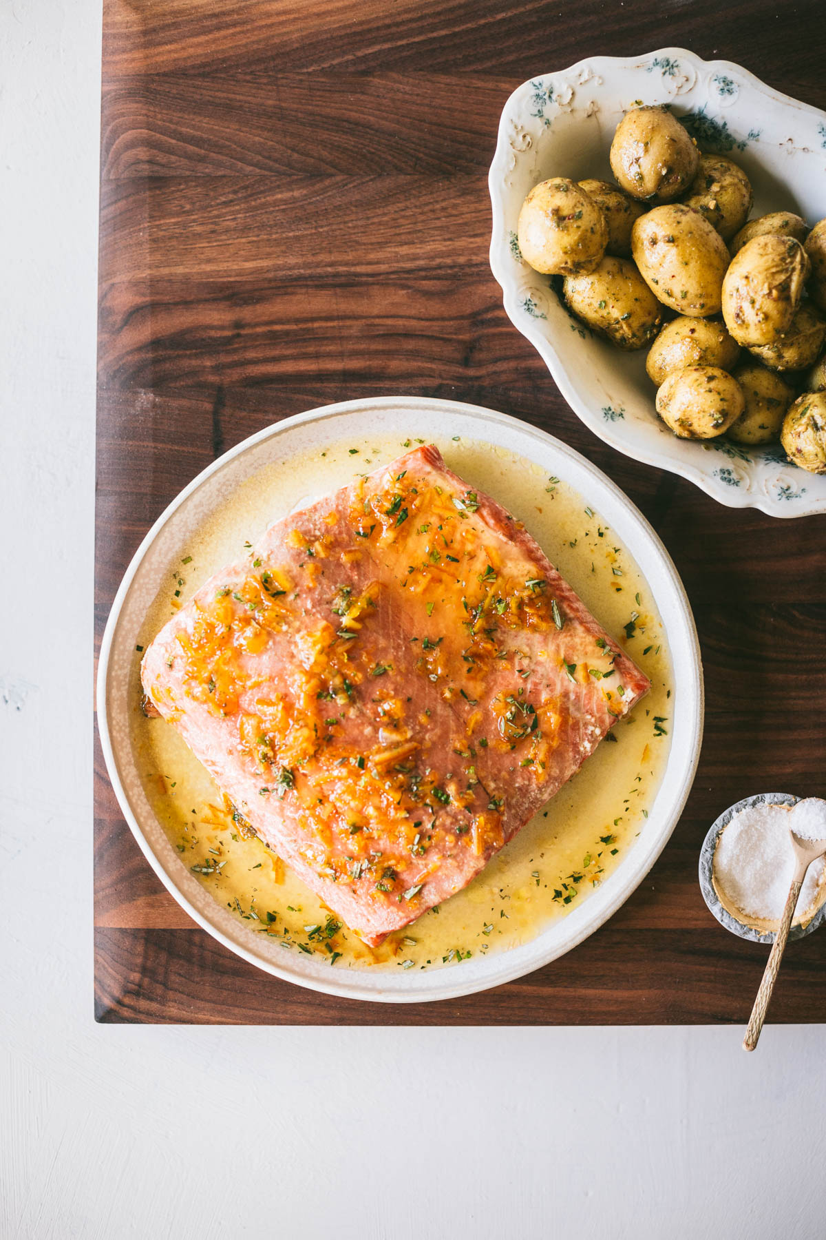 Rosemary and Marmalade Glazed Salmon