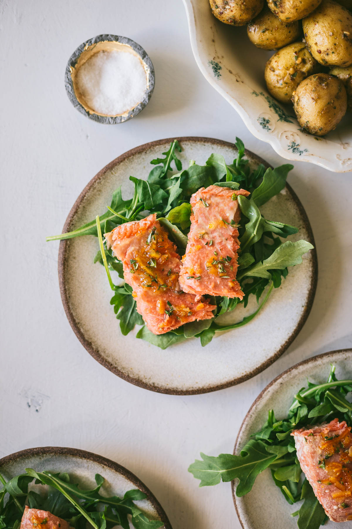 Rosemary and Marmalade Glazed Salmon