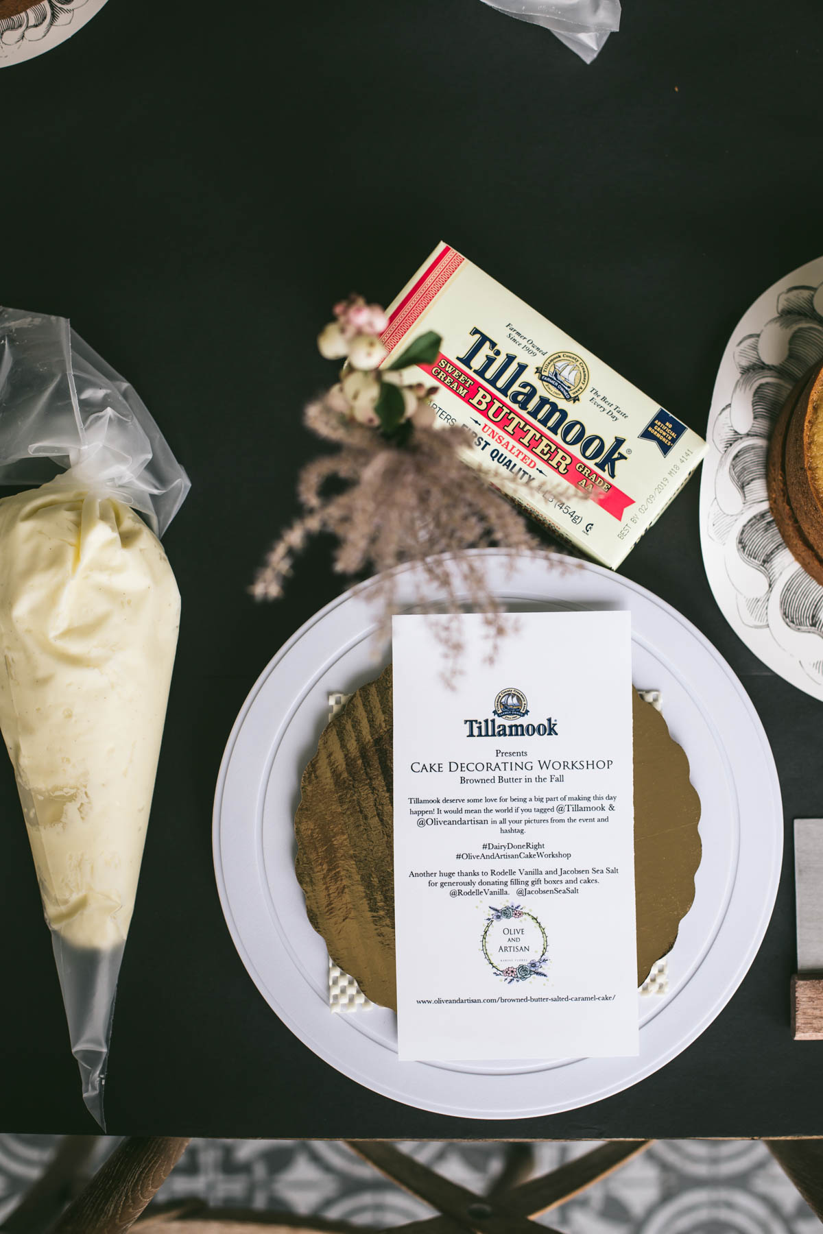 Olive and Artisan Cake Decorating Workshop: Tillamook Presents Browned Butter in the Fall.