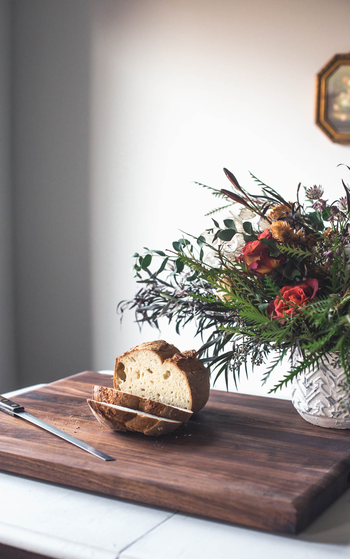 Browned Butter Sage Bread Crumbs on Roasted Butternut Squash