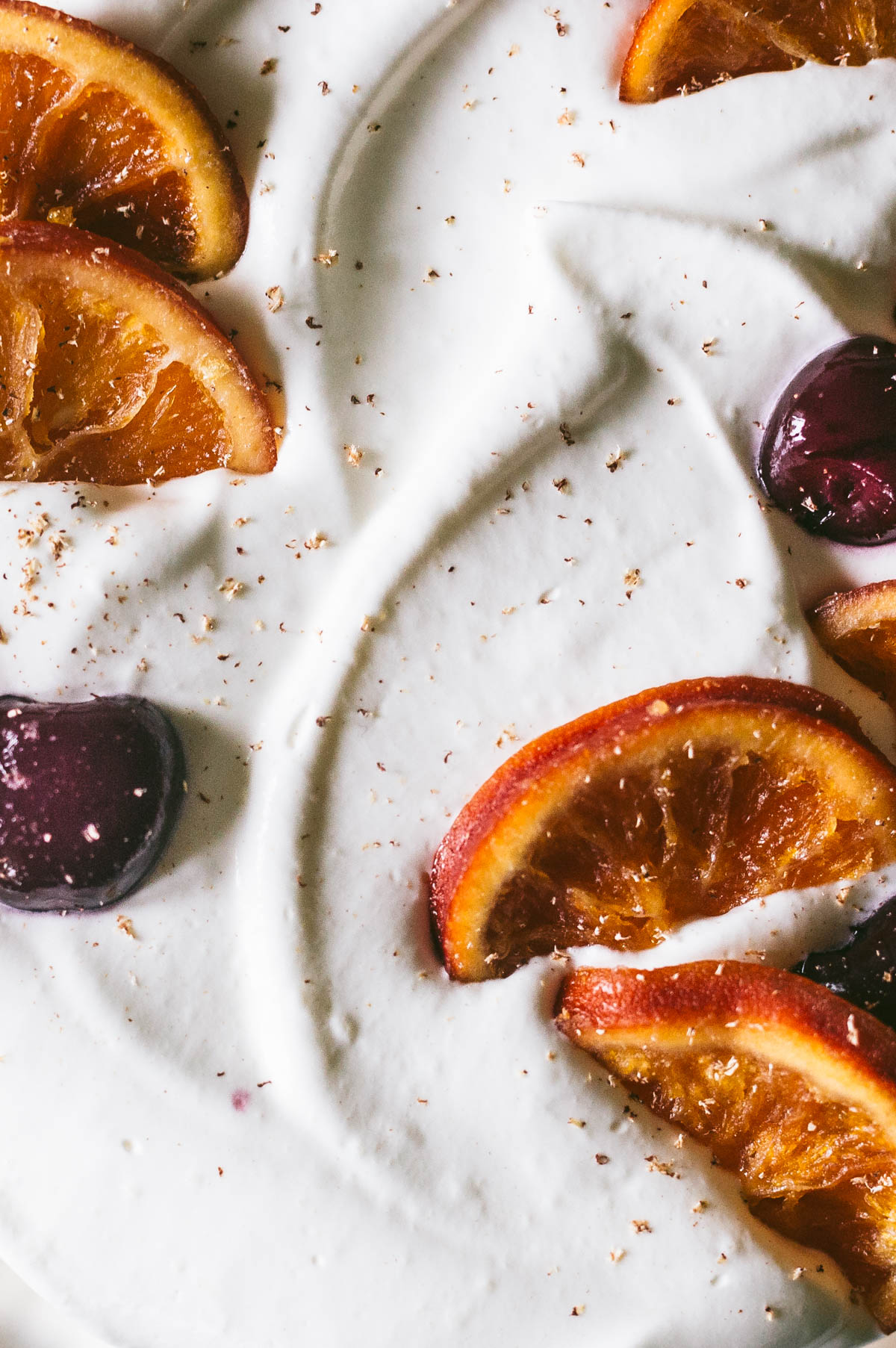 Dark Sweet Cherry and Chai Tea Trifle