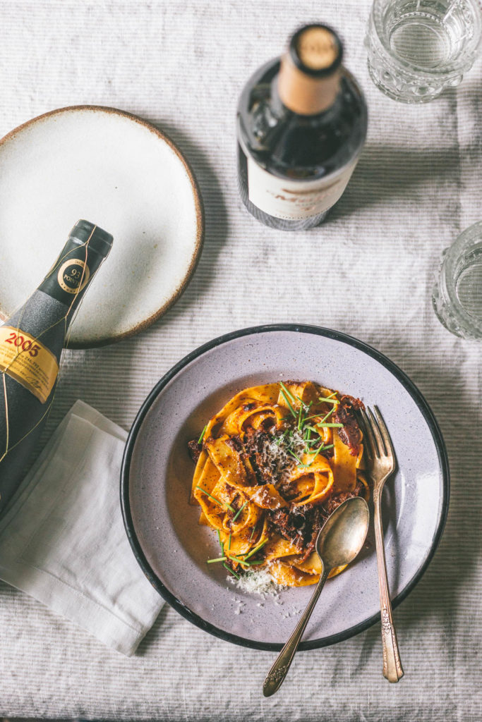 Cherry Short Rib Bolognaise with Pappardelle