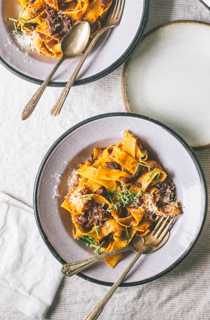 Cherry Short Rib Bolognaise with Pappardelle