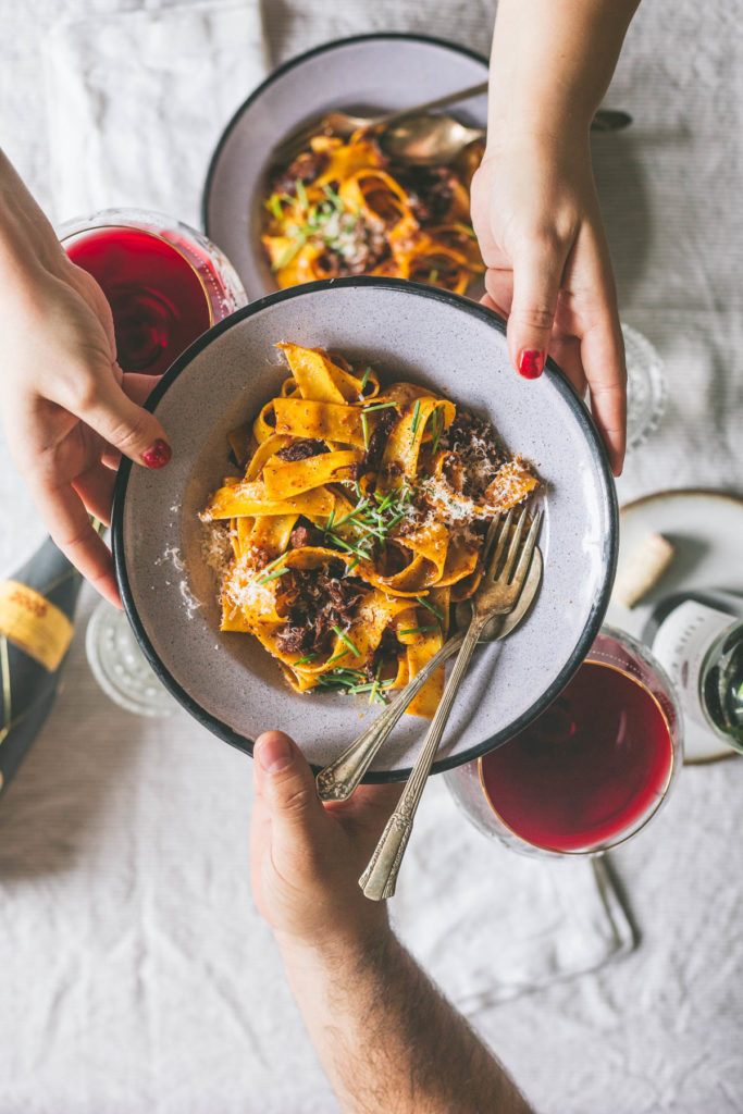 Cherry Short Rib Bolognaise with Pappardelle