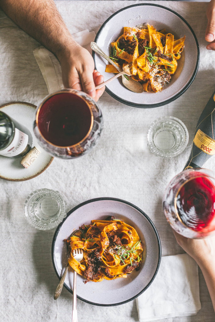 Cherry Short Rib Bolognaise with Pappardelle