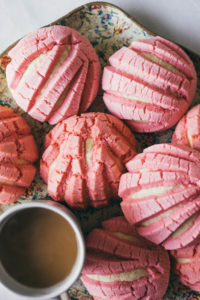 Pink Conchas Pan Dulce #pandulce #conchas #mexicansweetbread
