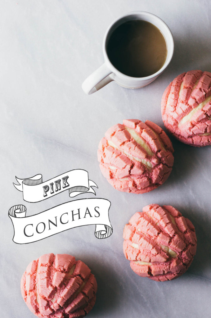 Pink Conchas Pan Dulce #pandulce #conchas #mexicansweetbread