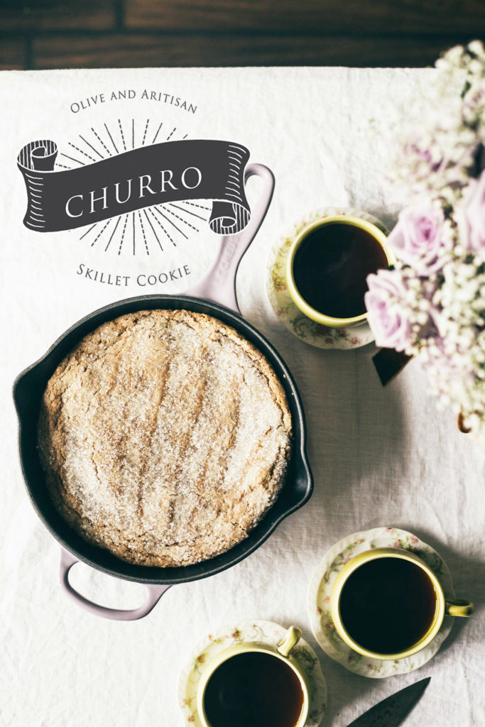 Churro Skillet Cookie #churro #skillet #cookie