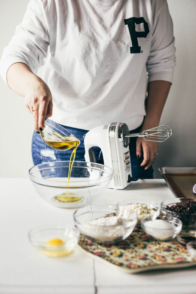 Olive Oil Chocolate Chip Cookies