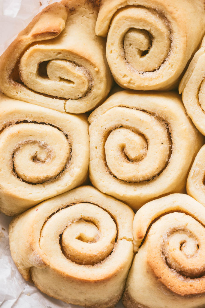 Cardamom Rolls with Bouquet Infused Icing