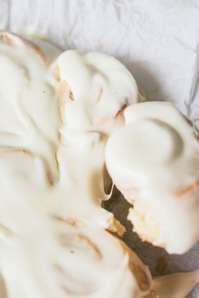 Cardamom Rolls with Bouquet Infused Icing