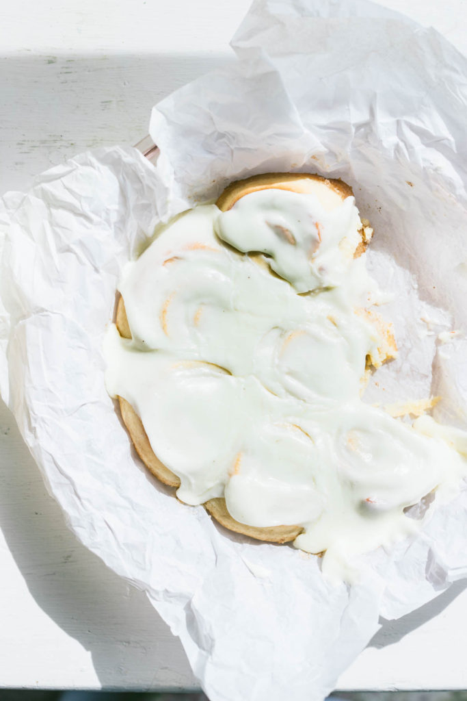 Cardamom Rolls with Bouquet Infused Icing