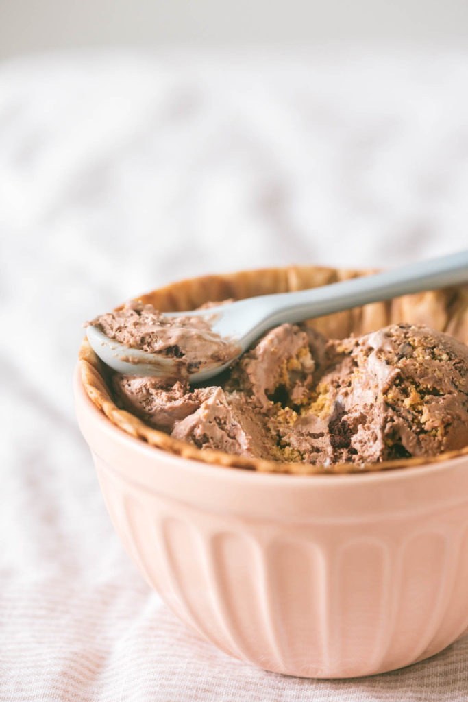 Chocolate Cheesecake No-Churn Ice Cream